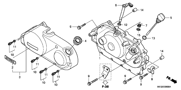RIGHT CRANKCASE COVER