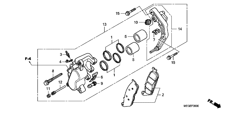 FRONT BRAKE CALIPER