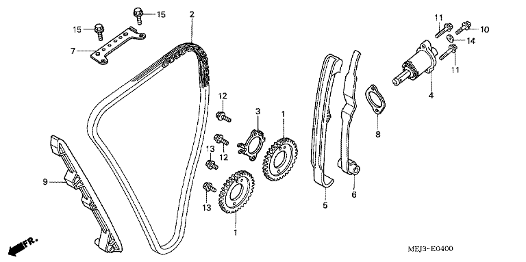 CAM CHAIN/TENSIONER