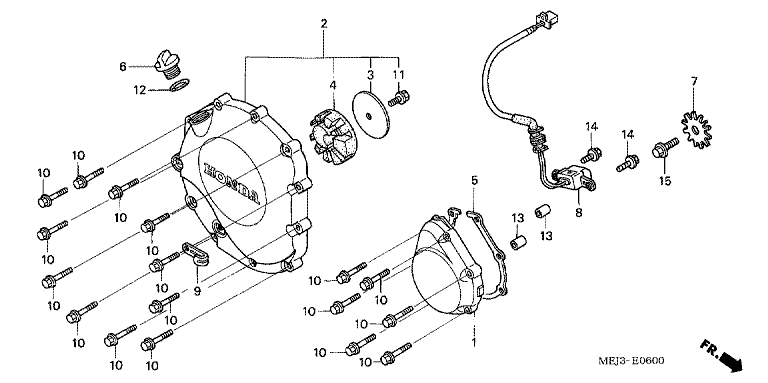 RIGHT CRANKCASE COVER