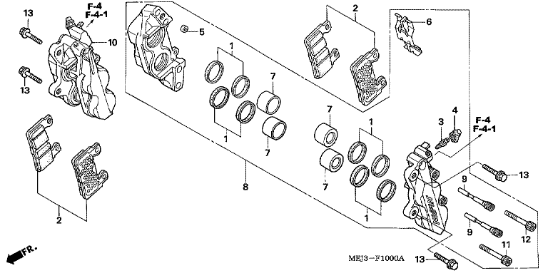 FRONT BRAKE CALIPER