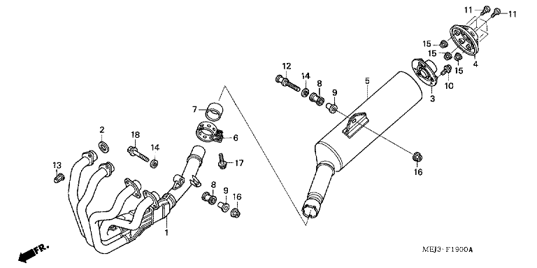 EXHAUST MUFFLER