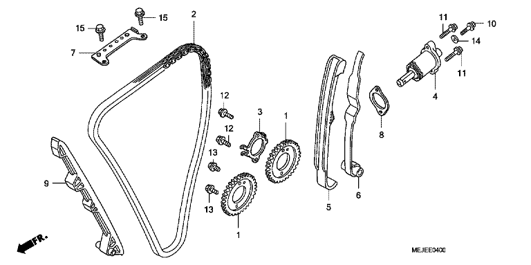 CAM CHAIN/TENSIONER