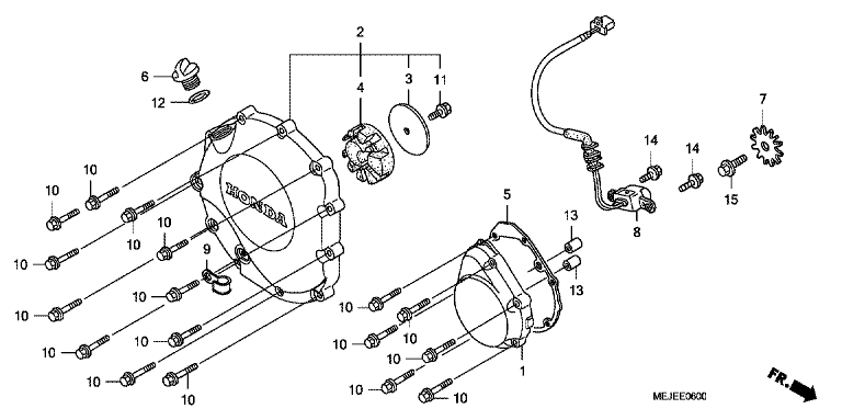 RIGHT CRANKCASE COVER