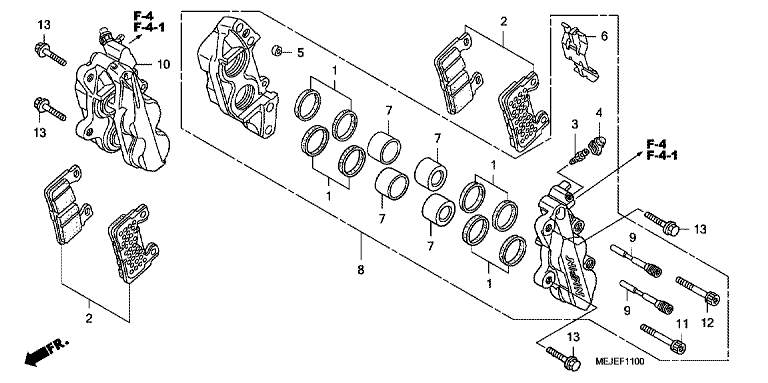 FRONT BRAKE CALIPER
