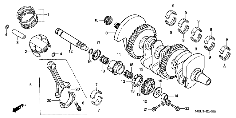 CRANKSHAFT/PISTON