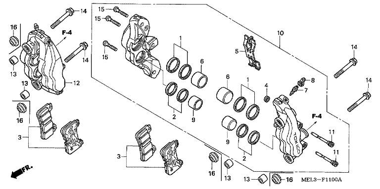 FRONT BRAKE CALIPER