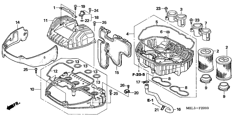 AIR CLEANER (CBR1000RR6/7)