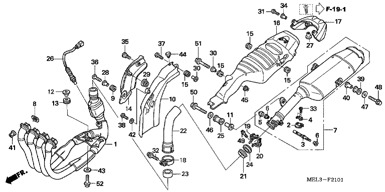 EXHAUST MUFFLER (CBR1000RR6/7)