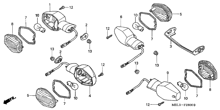 INDICATOR (CBR1000RR4/5)