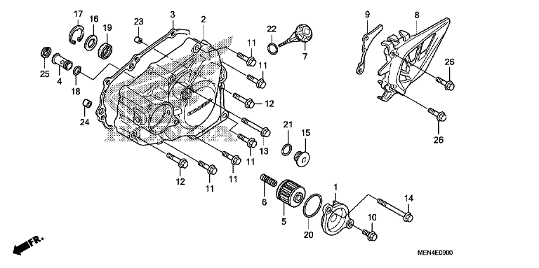 L. CRANKCASE COVER