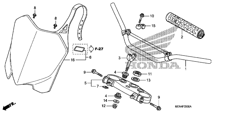 HANDLE BAR/TOP BRIDGE