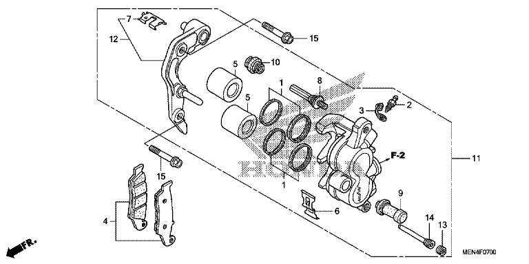 FRONT BRAKE CALIPER
