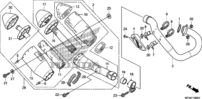 EXHAUST MUFFLER