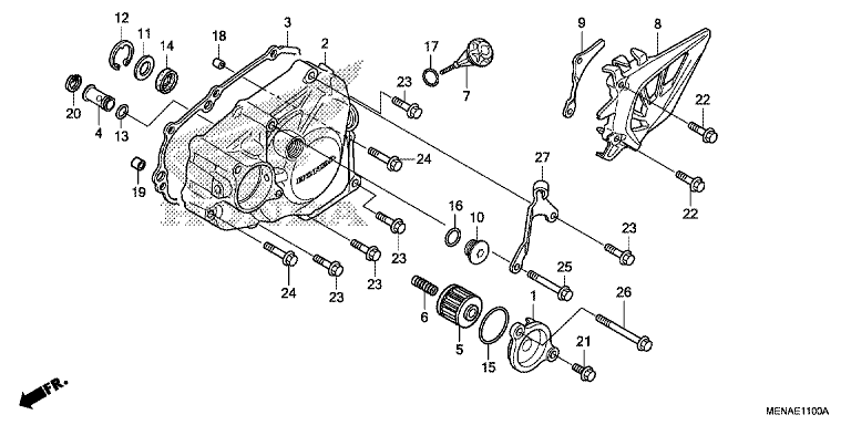 LEFT CRANKCASE COVER