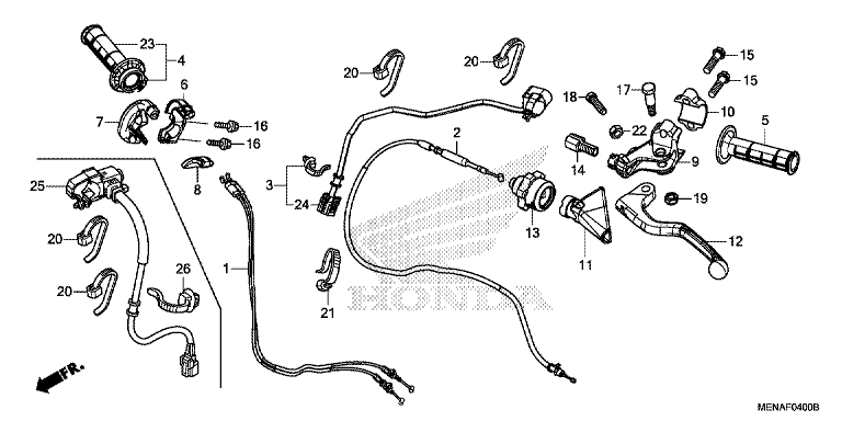 HANDLE LEVER/SWITCH/CABLE