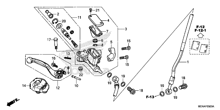 FRONT BRAKE MASTER CYLINDER