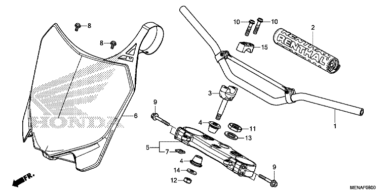 HANDLE BAR/TOP BRIDGE
