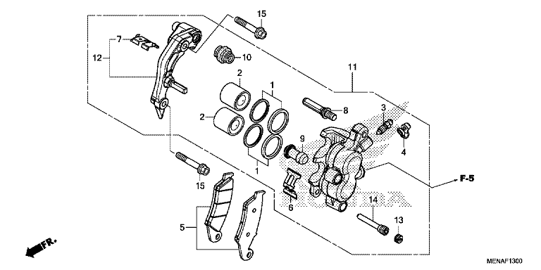 FRONT BRAKE CALIPER