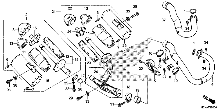EXHAUST MUFFLER