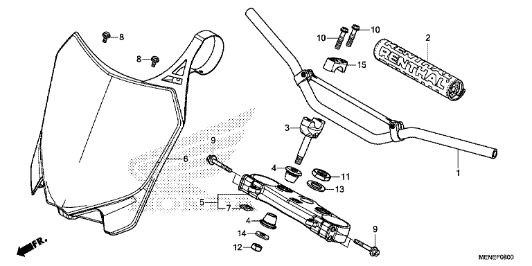 HANDLE BAR/TOP BRIDGE