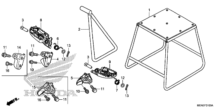 FOOTPEG/FOOTREST/STAND