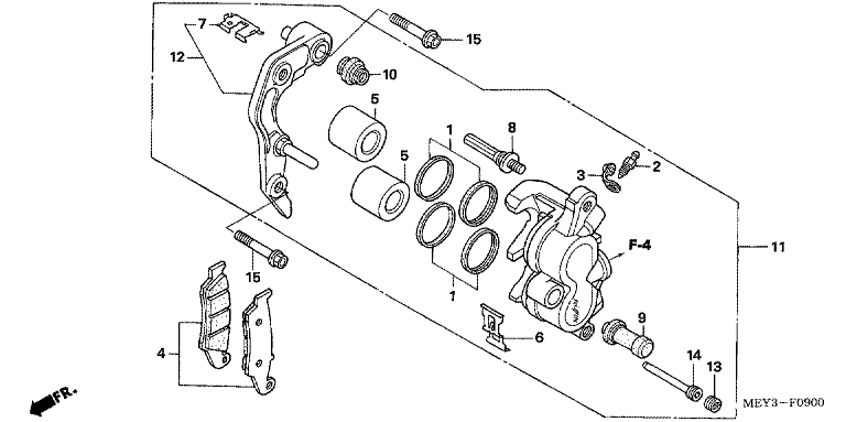 FRONT BRAKE CALIPER