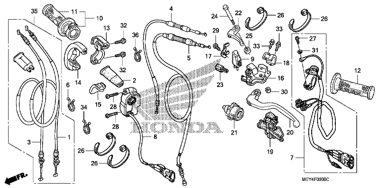 HANDLE LEVER/SWITCH/CABLE