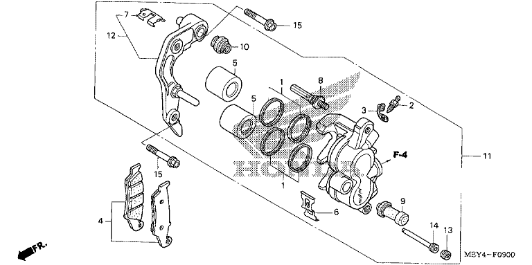 FRONT BRAKE CALIPER
