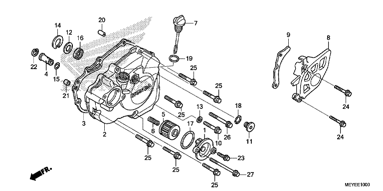 L. CRANKCASE COVER