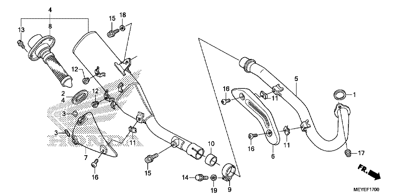 EXHAUST MUFFLER