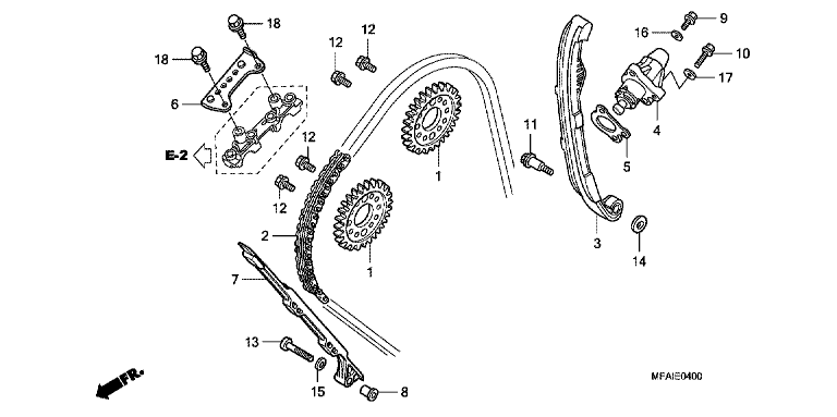 CAM CHAIN/TENSIONER