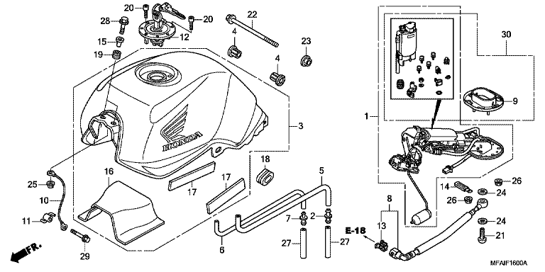 FUEL TANK/FUEL PUMP