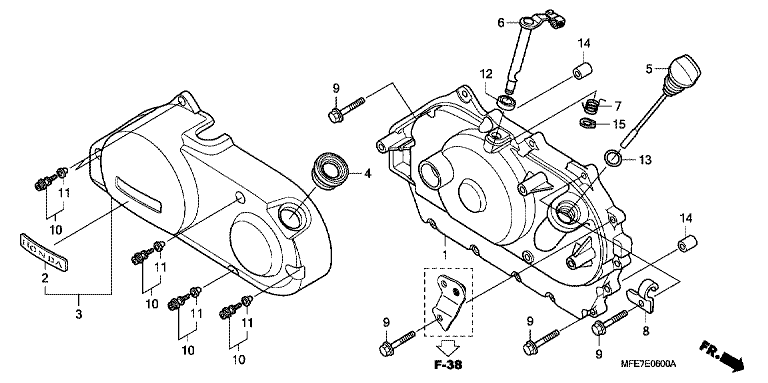 RIGHT CRANKCASE COVER