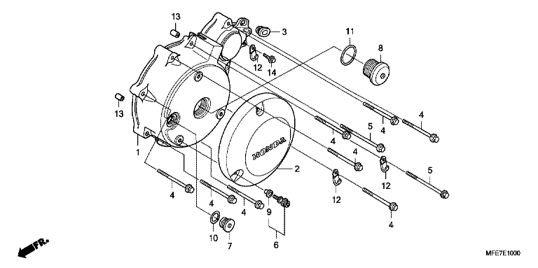LEFT CRANKCASE COVER