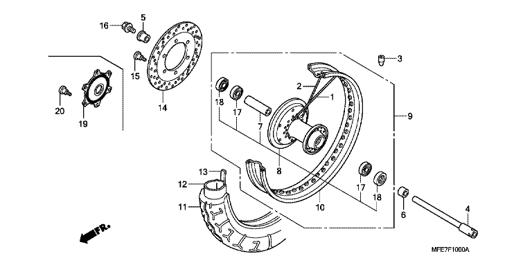 FRONT WHEEL