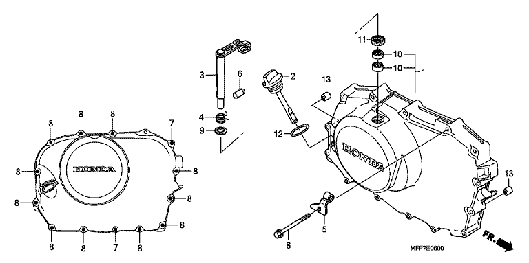 RIGHT CRANKCASE COVER
