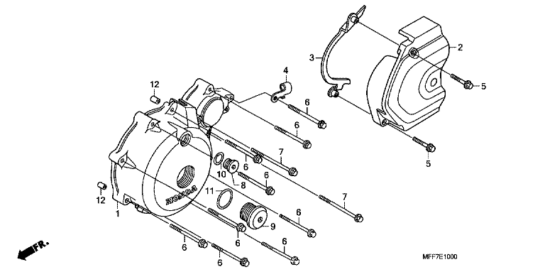 LEFT CRANKCASE COVER