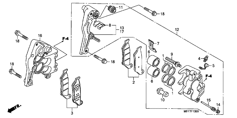 FRONT BRAKE CALIPER