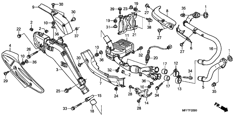 EXHAUST MUFFLER