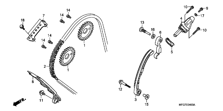CAM CHAIN/TENSIONER