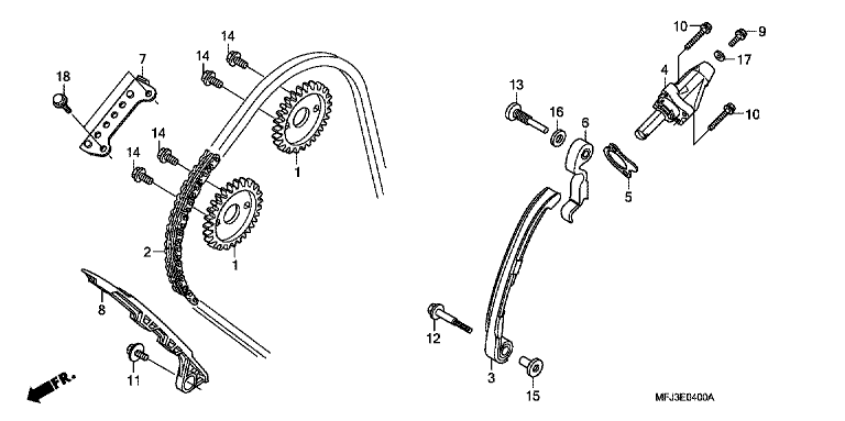 CAM CHAIN/TENSIONER