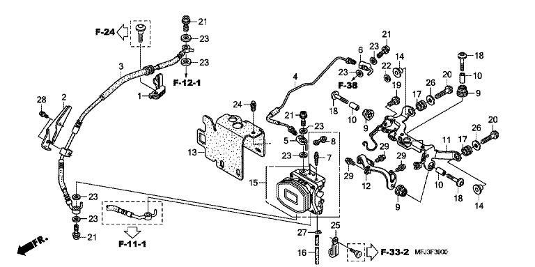 REAR VALVE UNIT (CBR600RA)