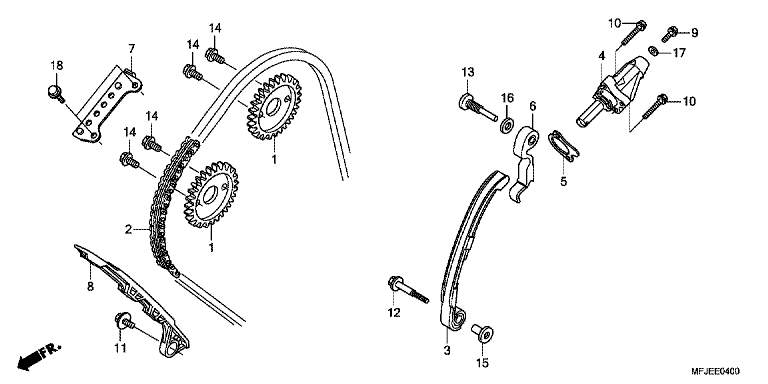 CAM CHAIN/TENSIONER
