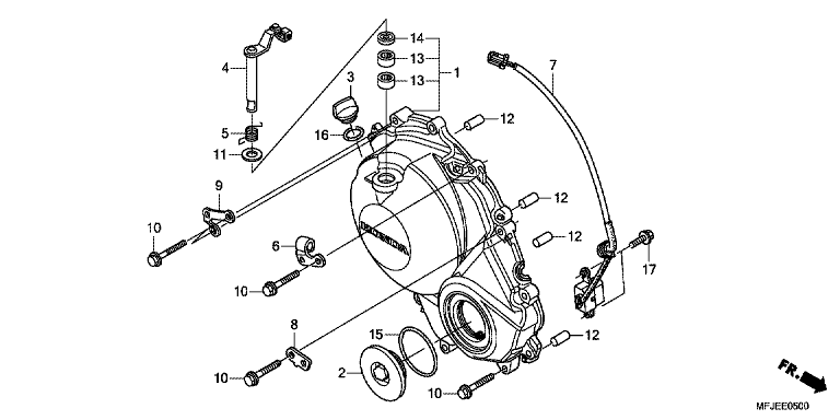 RIGHT CRANKCASE COVER