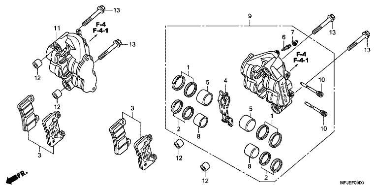 FRONT BRAKE CALIPER