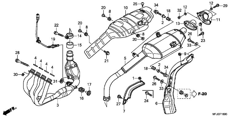 EXHAUST MUFFLER