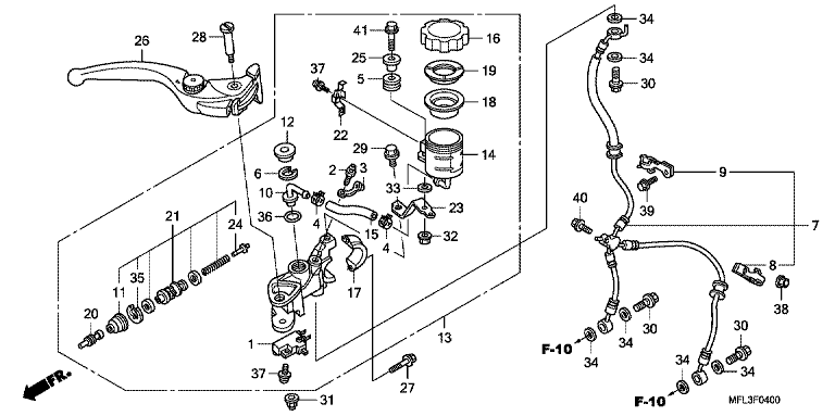 FR. BRAKE MASTER CYLINDER (CBR1000RR)