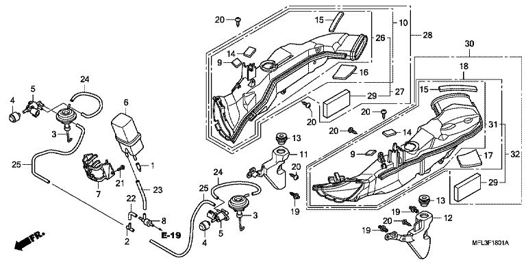 AIR INTAKE DUCT/SOLENOIDVALVE