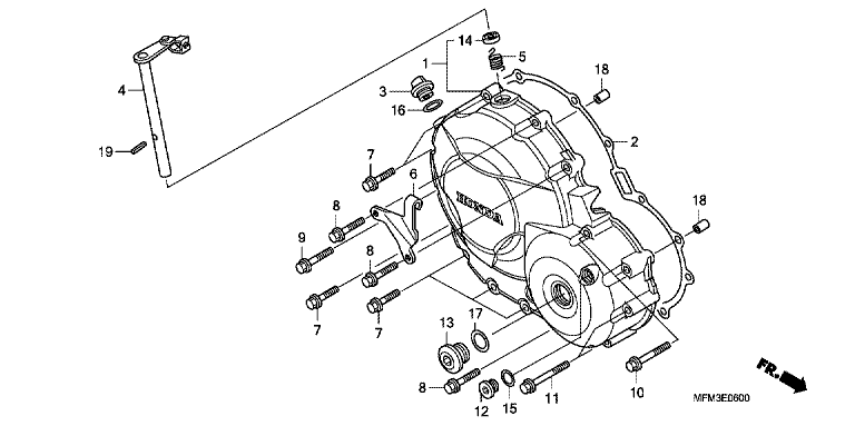 RIGHT CRANKCASE COVER
